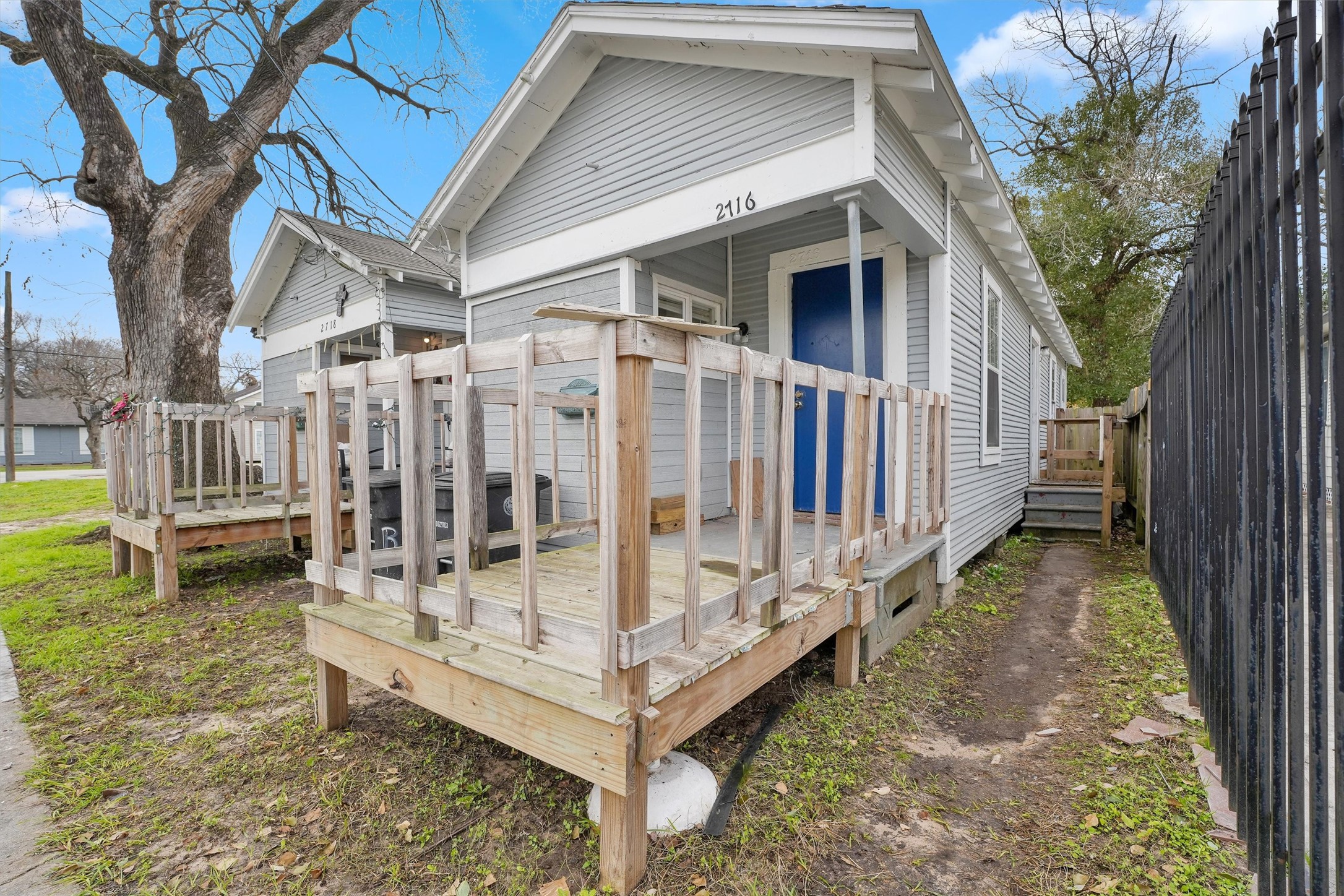 3706 Delano Street Houston, TX 77004 - Photo 5 of 21 a view of a house with wooden floor and a yard