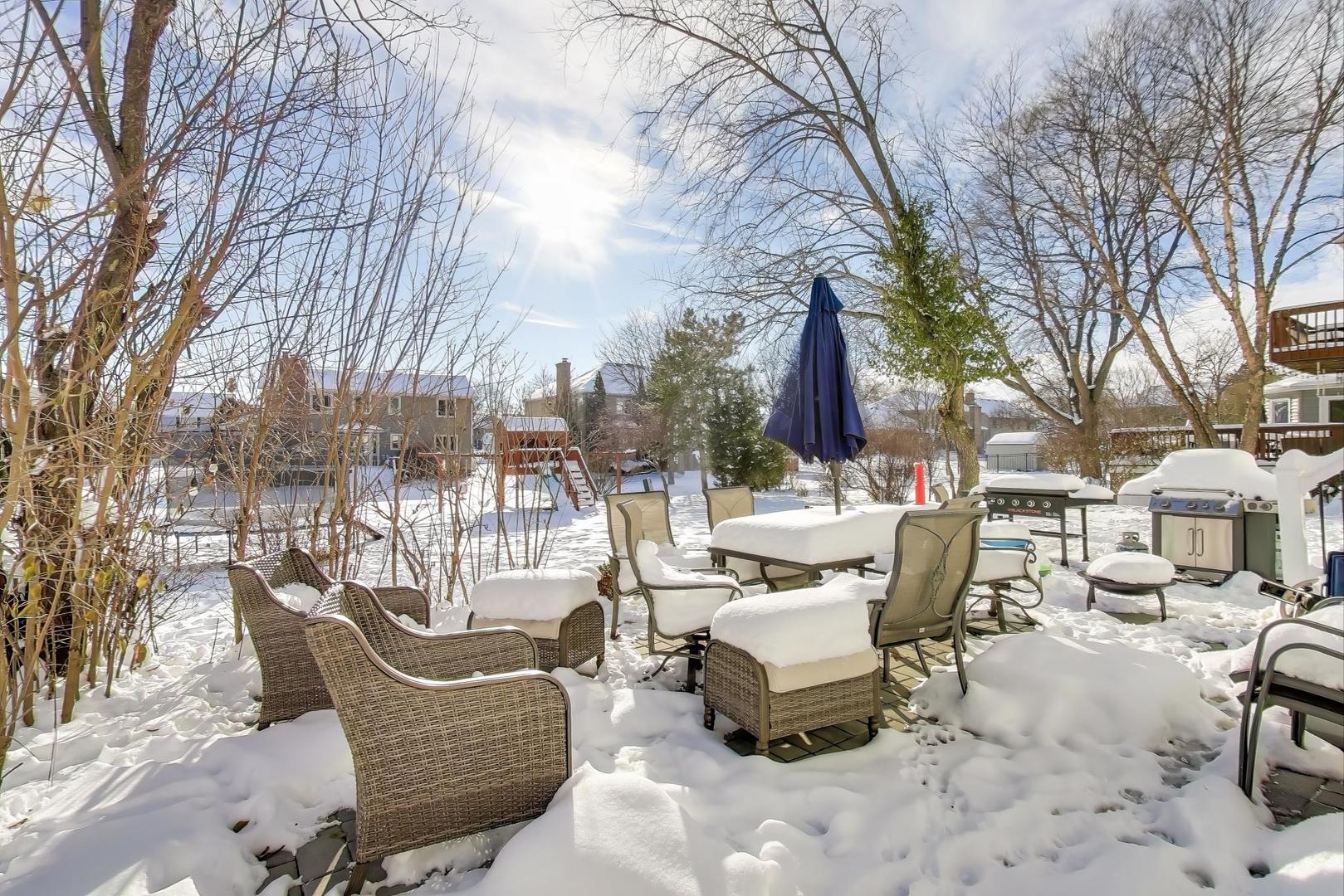 1565 Brittany Lane Hoffman Estates, IL 60192 - Photo 24 of 26 a view of a patio with a yard