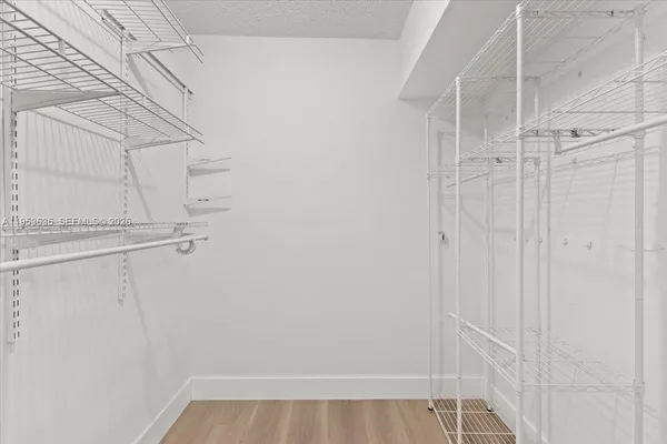 a view of walk in closet