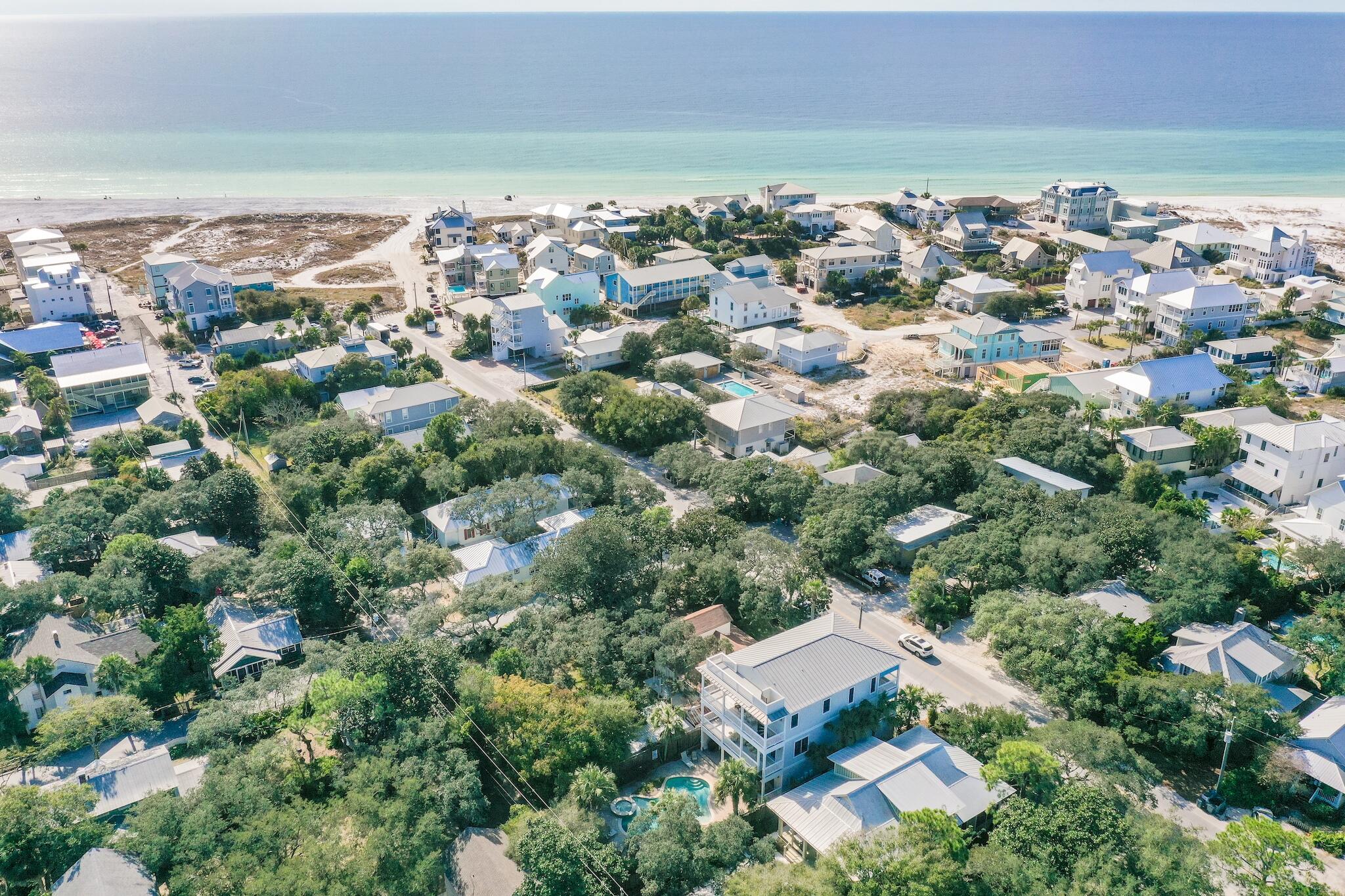 433 Defuniak Street Santa Rosa Beach, FL 32459 - Photo 53 of 57 an aerial view of multiple house