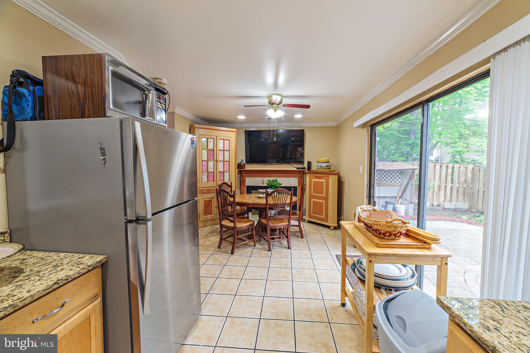 8757 Ridge Hollow Court Springfield, VA 22152 - Photo 17 of 50 View From Kitchen to the Family Room