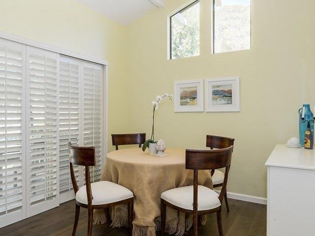 121 Redding Road, Unit B Campbell, CA 95008 - Photo 3 of 15 a view of a dining room with furniture and wooden floor