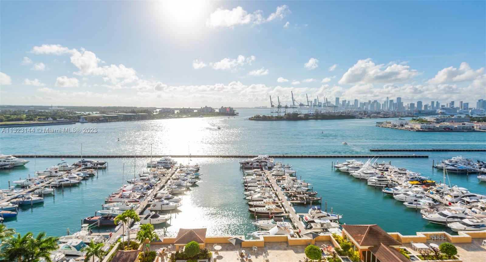 90 Alton Road, Unit 1602 Miami Beach, FL 33139 - Photo 1 of 34 a view of an ocean and city