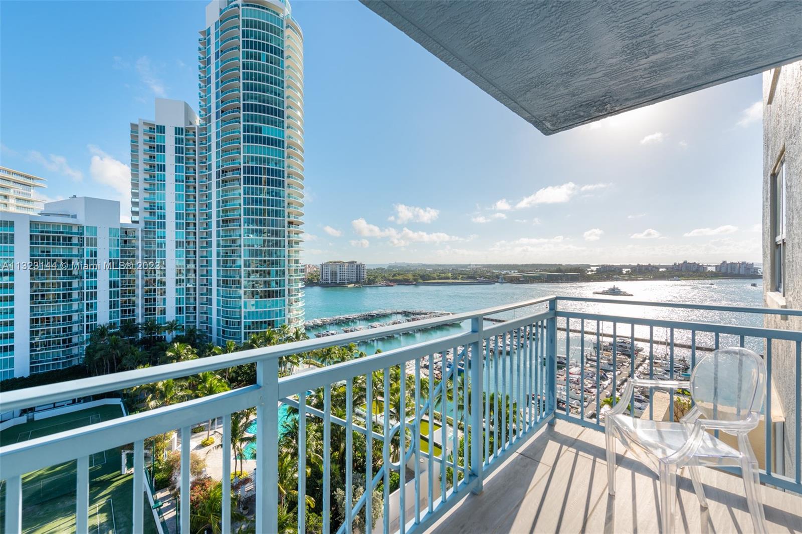 90 Alton Road, Unit 1602 Miami Beach, FL 33139 - Photo 21 of 34 a view of city from a balcony
