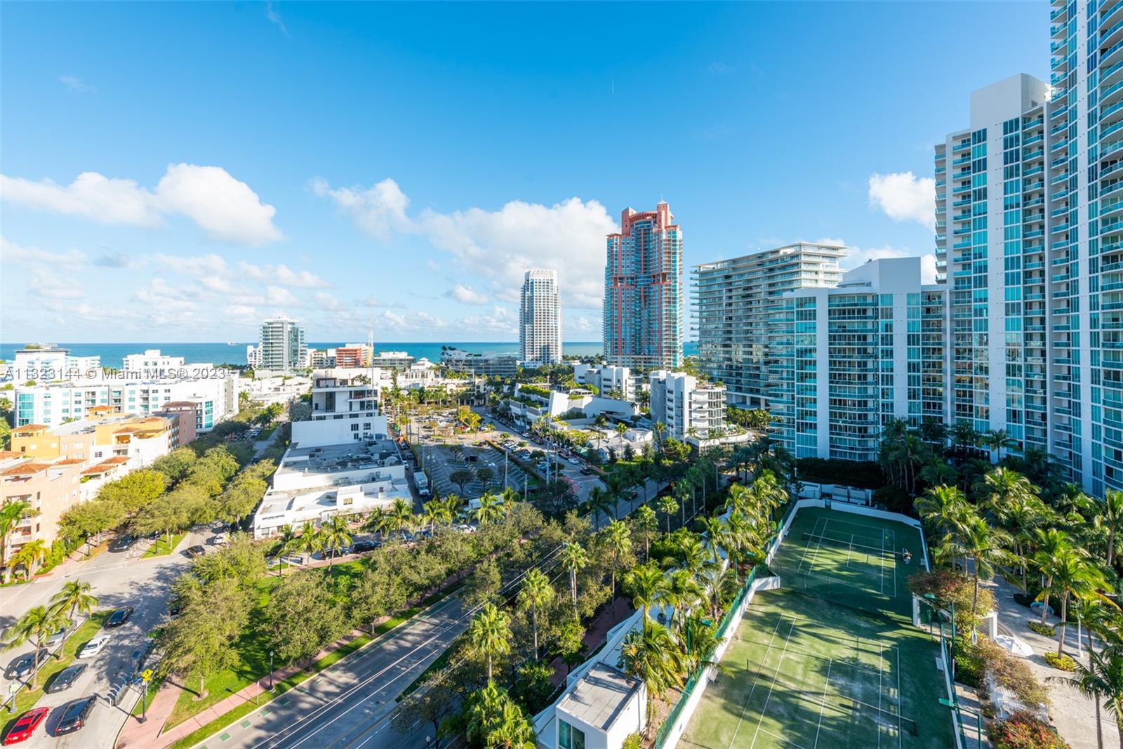 90 Alton Road, Unit 1602 Miami Beach, FL 33139 - Photo 30 of 34 a view of a city with tall buildings