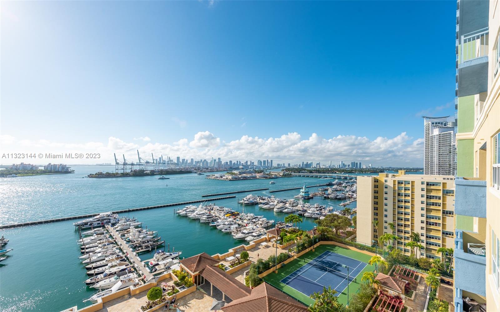 90 Alton Road, Unit 1602 Miami Beach, FL 33139 - Photo 7 of 34 a view of lake with city