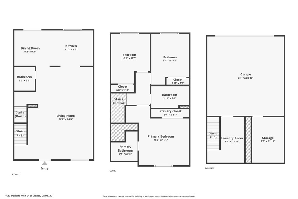 4612 Peck Road, Unit D El Monte, CA 91732 - Photo 50 of 57 a picture of a floor plan