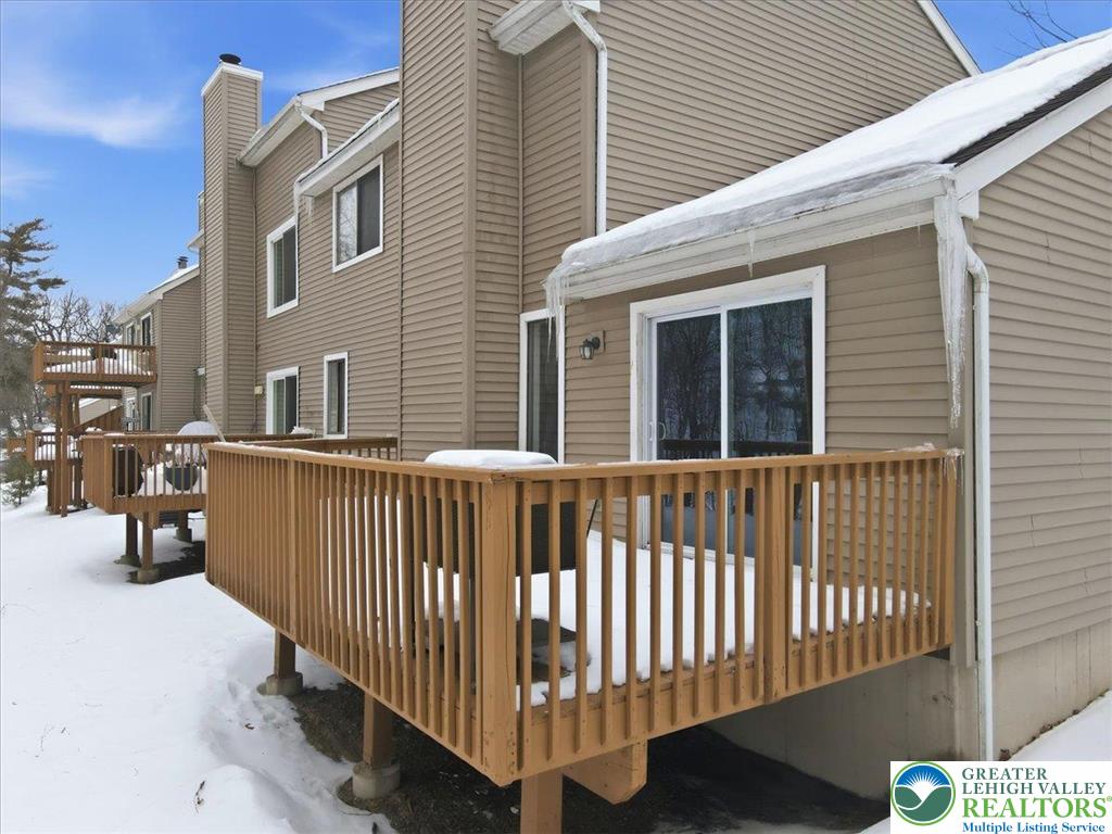 3301 Windermere Drive Bushkill, PA 18324 - Photo 44 of 71 a view of a porch with wooden fence