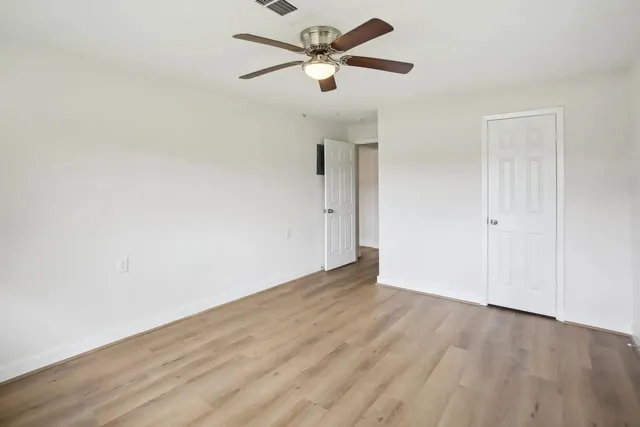 wooden floor in an empty room