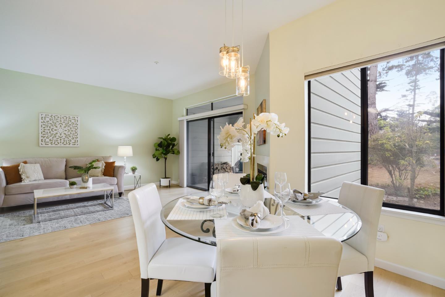 2601 Willowbrook Lane, Unit 9 Aptos, CA 95003 - Photo 17 of 29 a living room with furniture and a large mirror