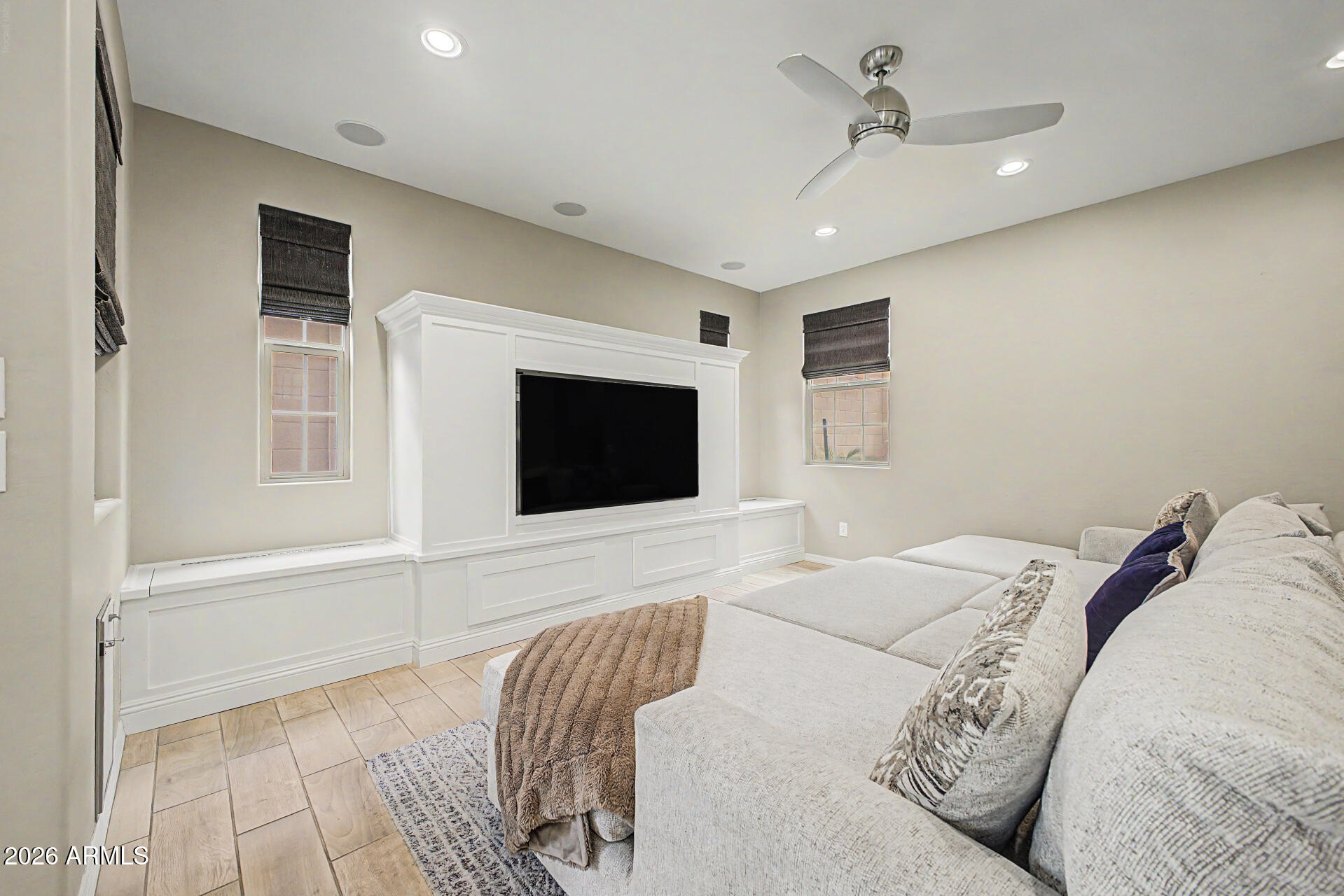 15918 South 11th Way Phoenix, AZ 85048 - Photo 5 of 32 a bedroom with a bed and a television