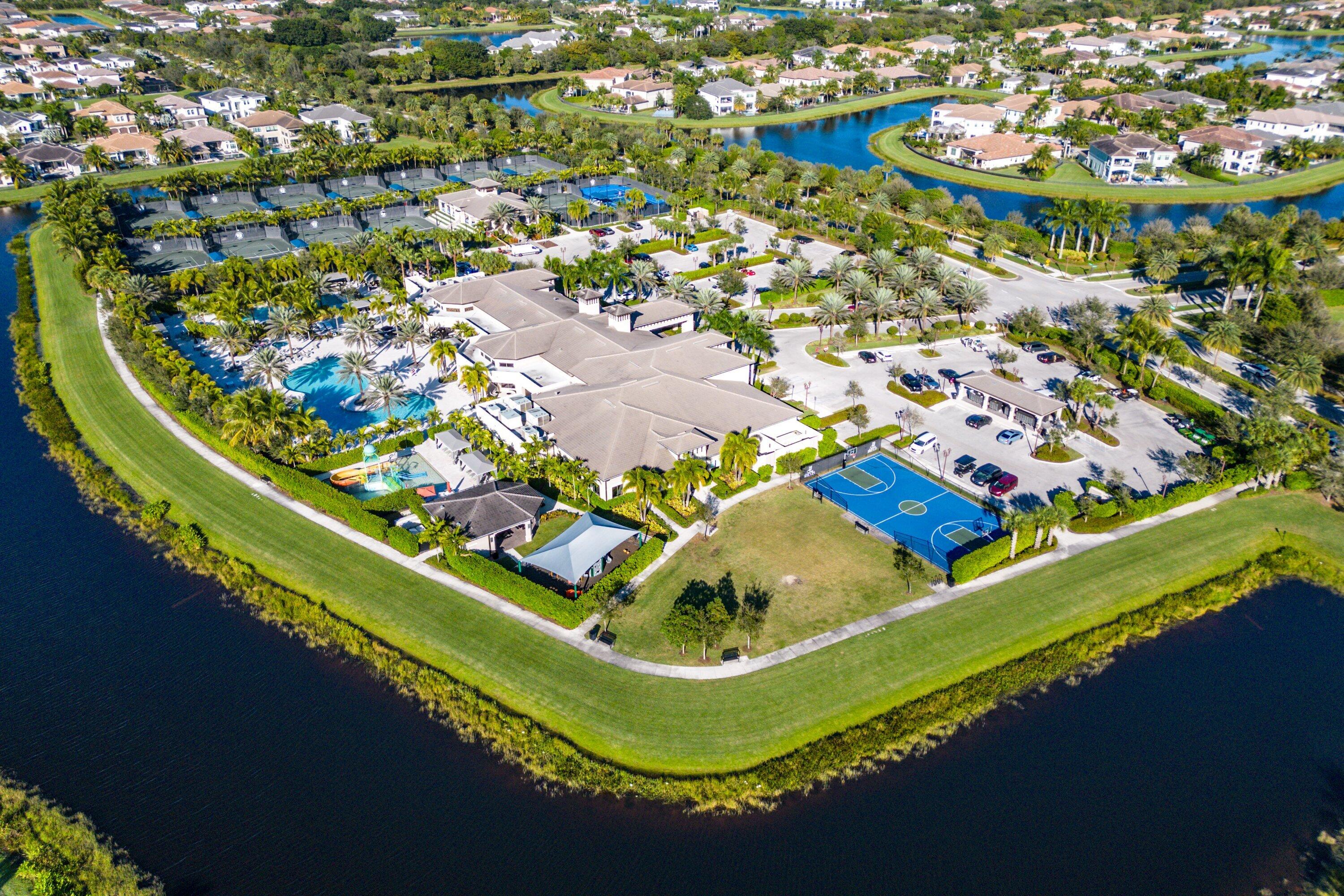 9349 Eden Roc Court Delray Beach, FL 33446 - Photo 31 of 50 an aerial view of a house