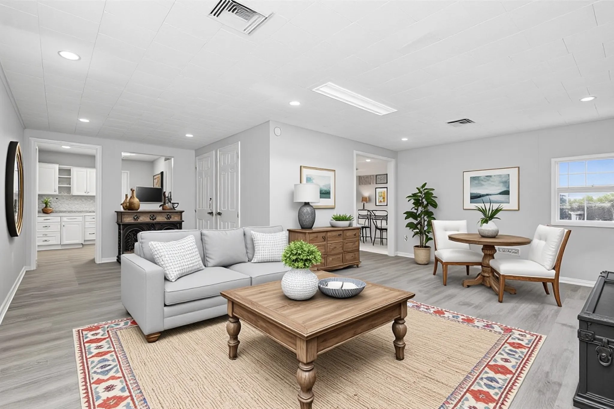 207 Farrer Street Angleton, TX 77515 - Photo 11 of 24 a living room with furniture a rug and a table