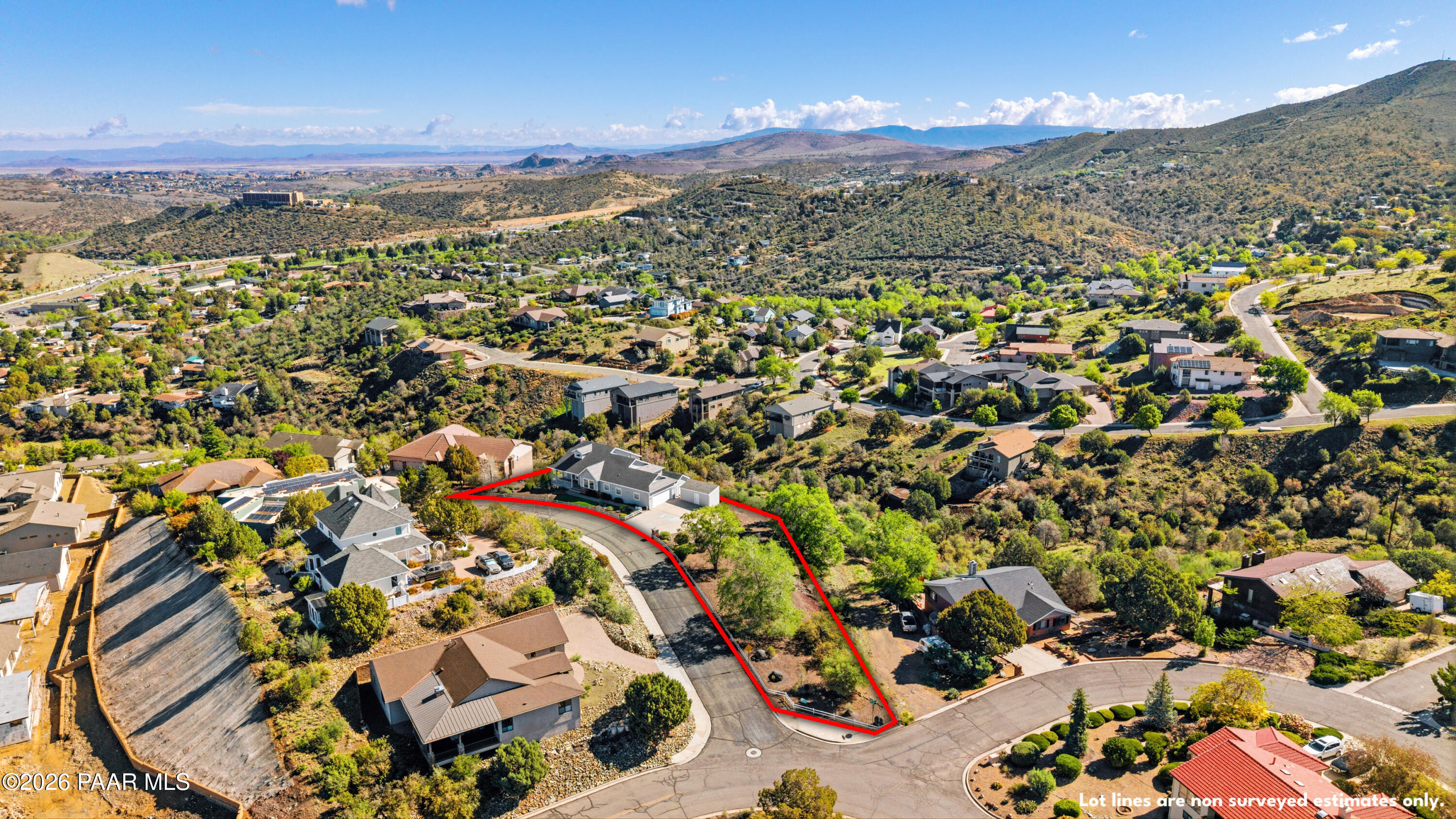269 Point Of View Prescott, AZ 86303 - Photo 49 of 50 34-Aerial View NW