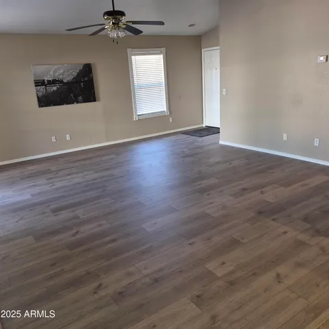 a front view of a house with a garage
