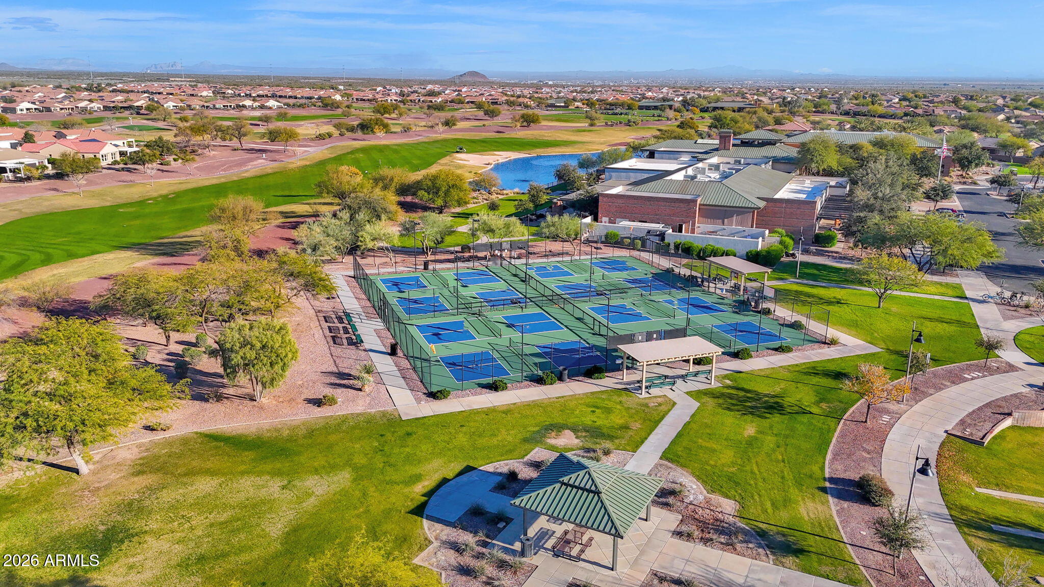 7723 West Willow Way Florence, AZ 85132 - Photo 56 of 64 an aerial view of residential houses with outdoor space