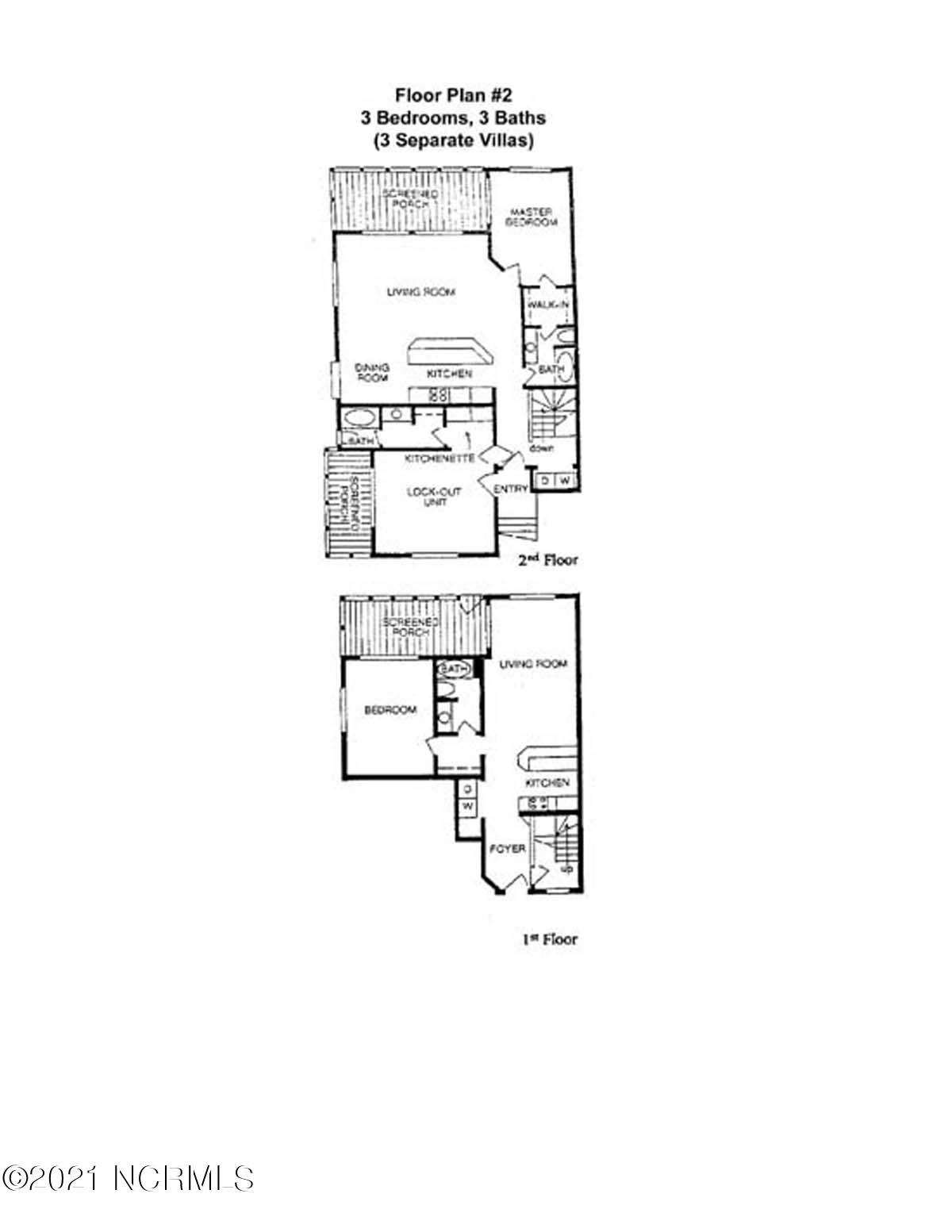 230 Clubhouse Road, Unit 6B Sunset Beach, NC 28468 - Photo 49 of 49 Floorplan