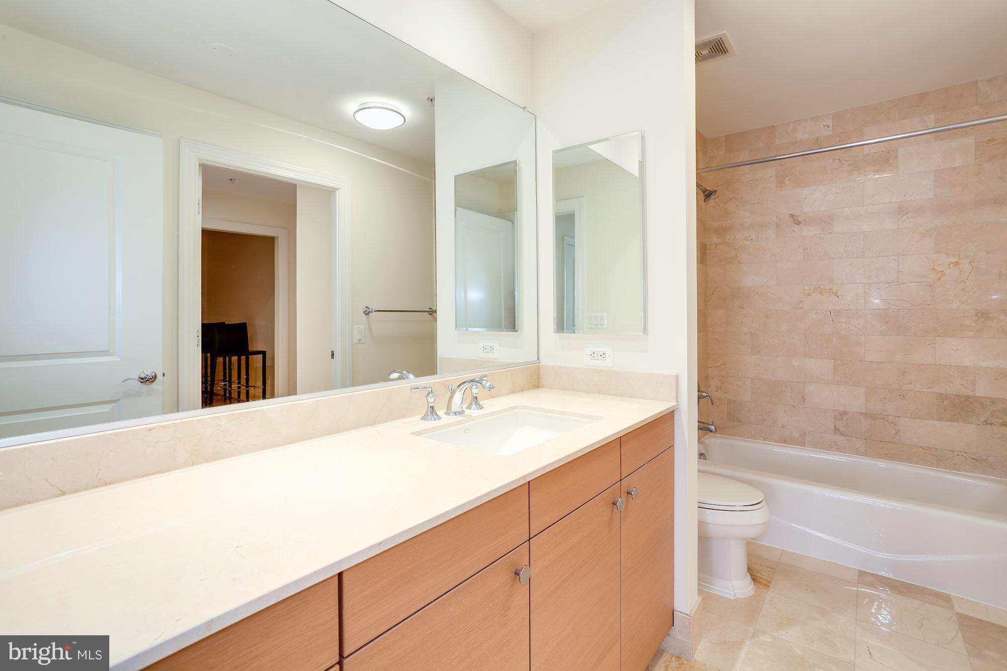 2425 L Street Northwest, Unit 533 Washington, DC 20037 - Photo 16 of 28 Doublewide Poggenpohl vanity w /marble counter top