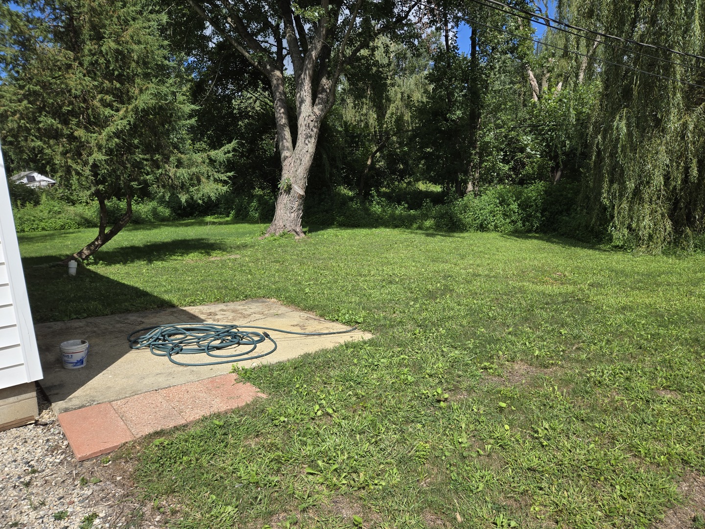 26895 Bernice Street Wauconda, IL 60084 - Photo 14 of 16 a view of a backyard with a garden and entertaining space