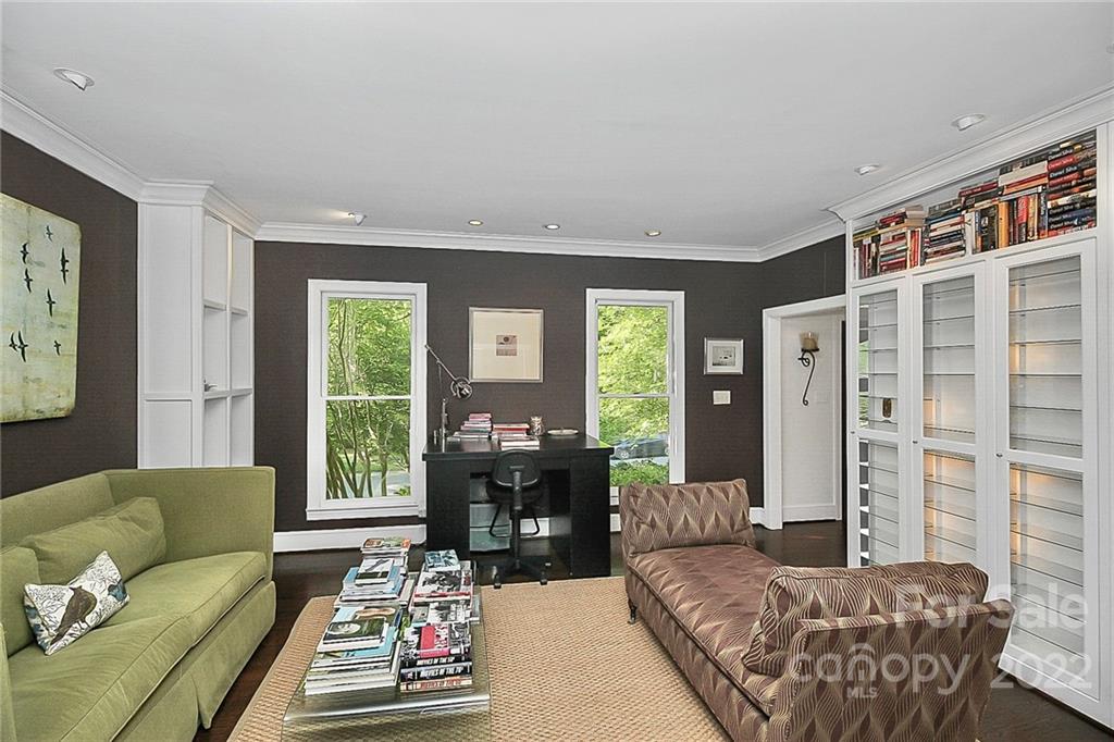 7319 St Clair Drive Charlotte, NC 28270 - Photo 8 of 39 a bedroom with furniture and a large window