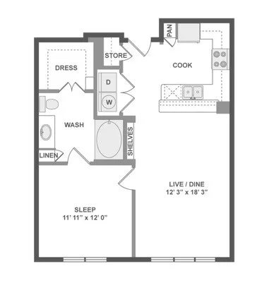 $1,375 | 1340 West Gray Street, Unit 251, Houston, TX 77019