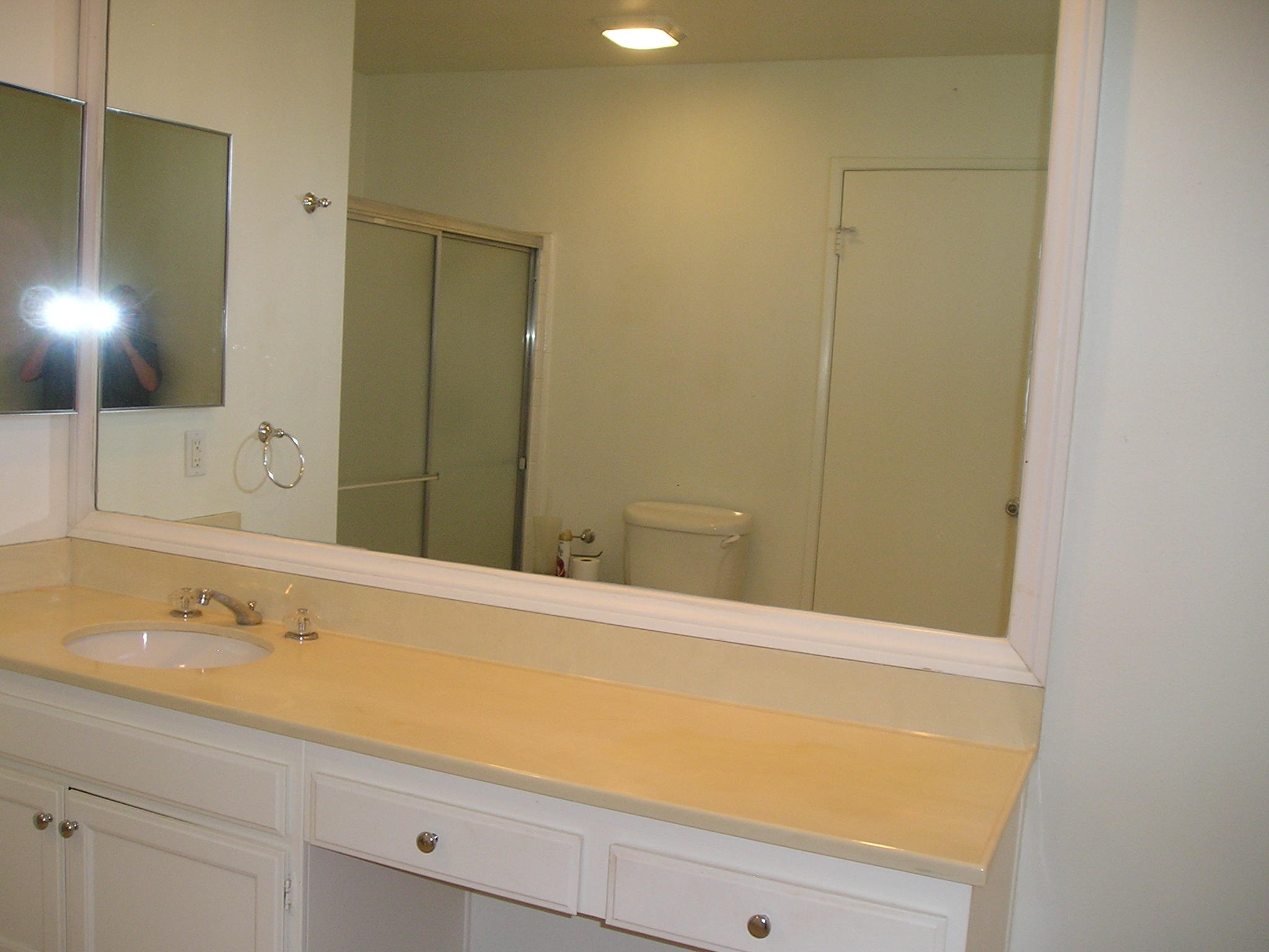 38 Malaga Drive Rancho Mirage, CA 92270 - Photo 25 of 37 a bathroom with a sink and a mirror