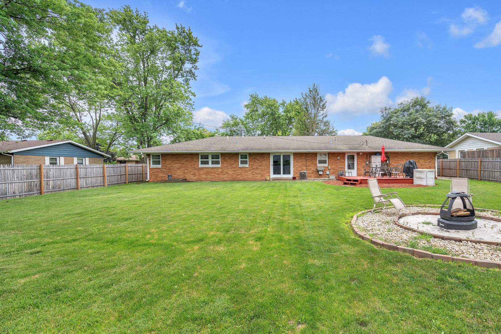 312 Wilmac Street Dwight, IL 60420 - Photo 24 of 26 a front view of house with yard outdoor seating and green space