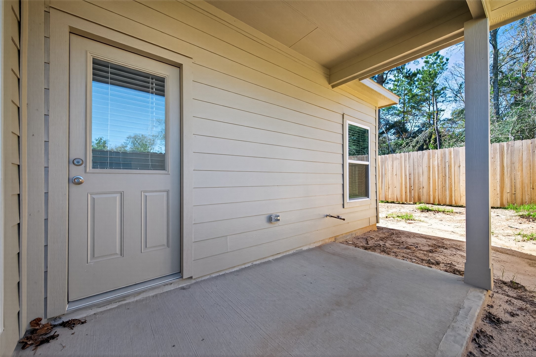12359 Sunset Canyon Way Willis, TX 77318 - Photo 31 of 35 a view of a backyard of a house