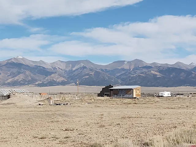a view of mountain with sky view