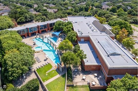4020 Morman Lane Addison, TX 75001 - Photo 26 of 31 an aerial view of a house with a garden