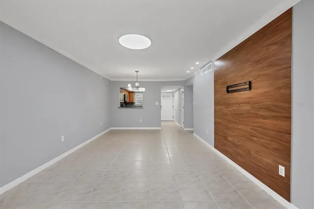 a view of empty room