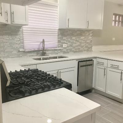 3439 West 84th Street Chicago, IL 60652 - Photo 6 of 32 a kitchen with sink and cabinets