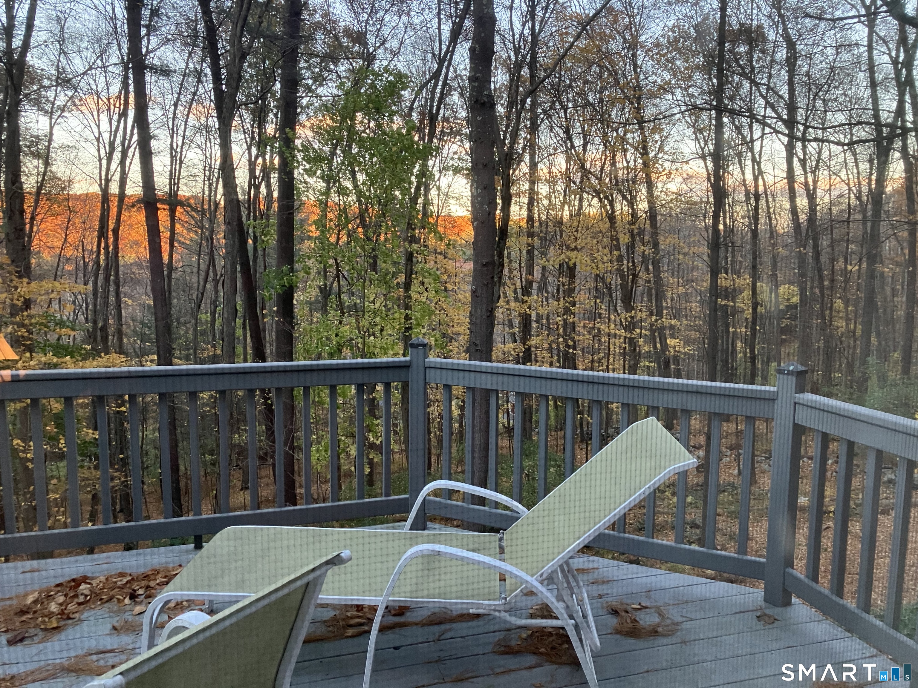 268 Umpawaug Road Redding, CT 06896 - Photo 7 of 30 Sunset view from the deck