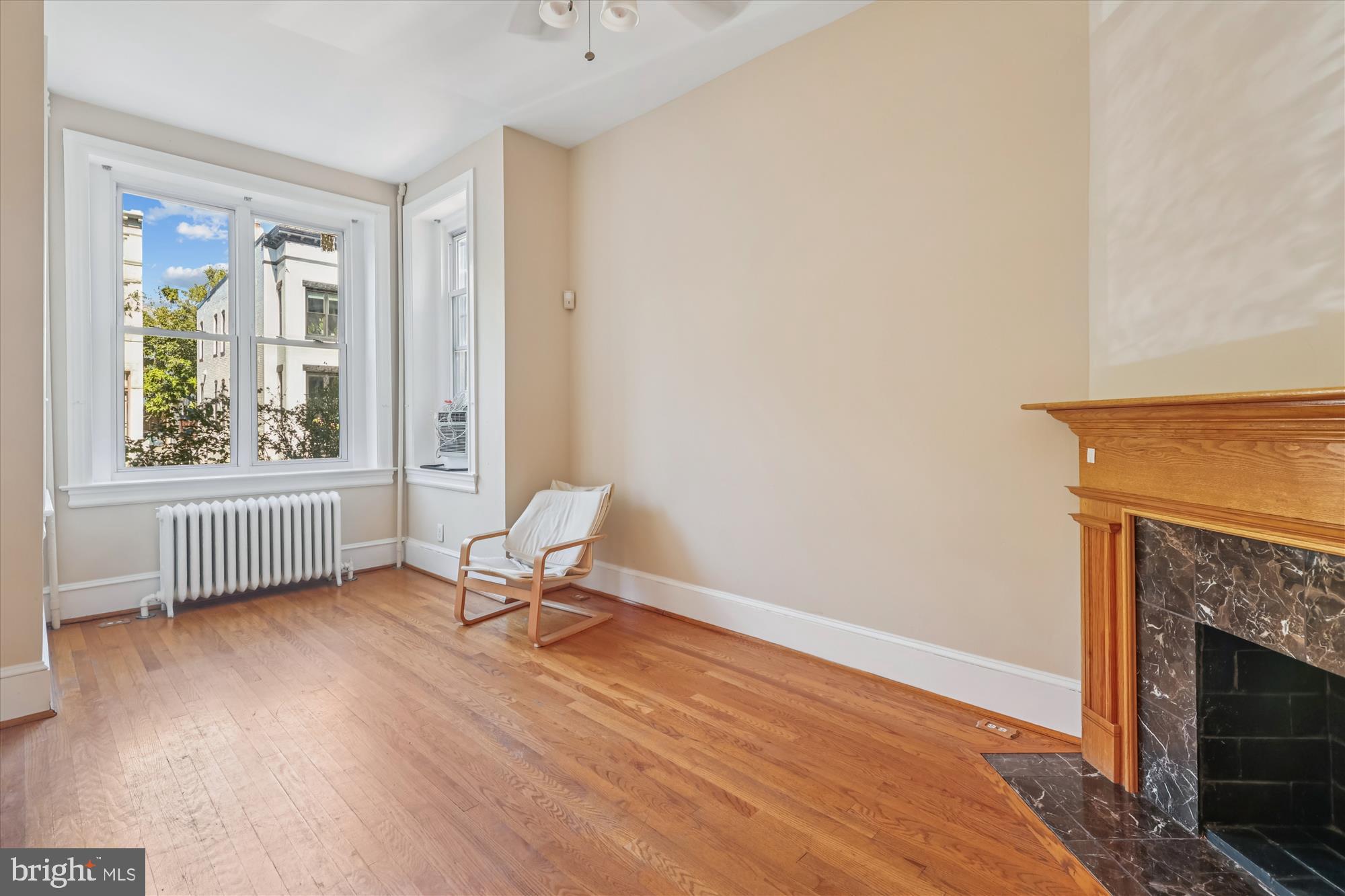 14 Seaton Place Northwest Washington, DC 20001 - Photo 11 of 46 a living room with furniture and a fireplace