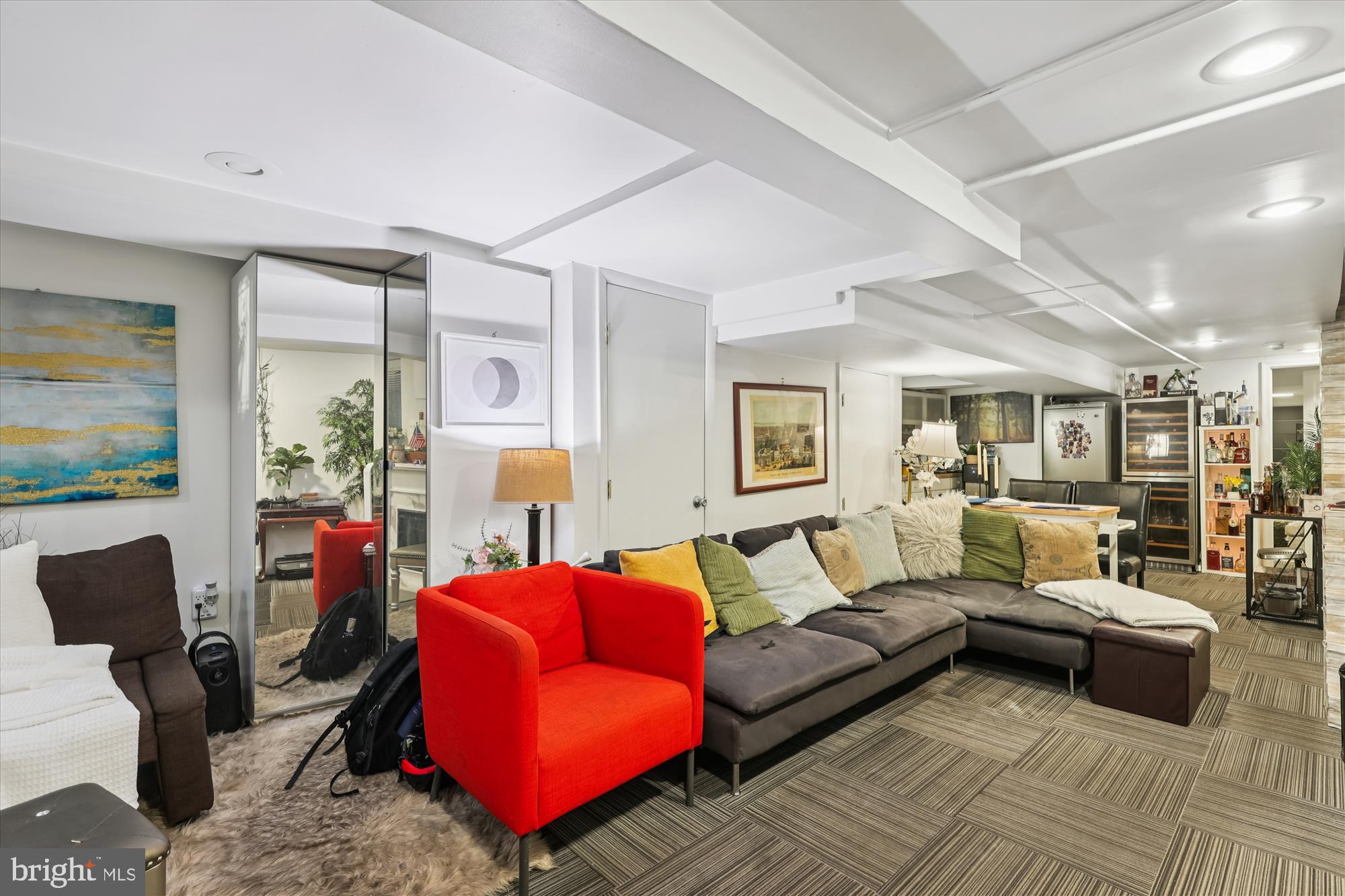 14 Seaton Place Northwest Washington, DC 20001 - Photo 38 of 46 a living room with furniture and a rug