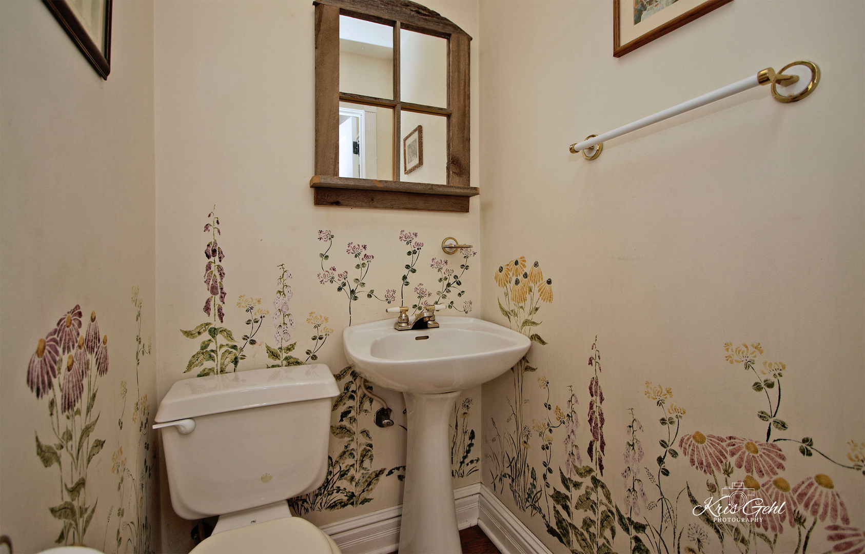 1038 Ferndale Street Gurnee, IL 60031 - Photo 11 of 24 a bathroom with a sink mirror and toilet