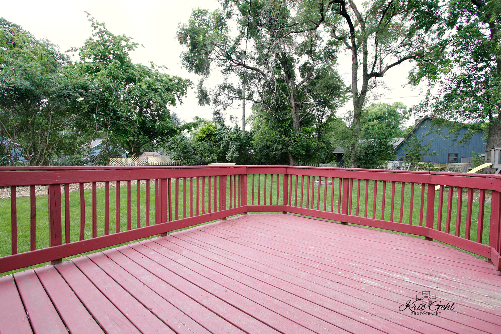 1038 Ferndale Street Gurnee, IL 60031 - Photo 19 of 24 a view of deck with a wooden floor and fence