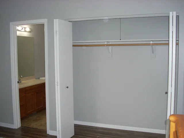 a view of closet