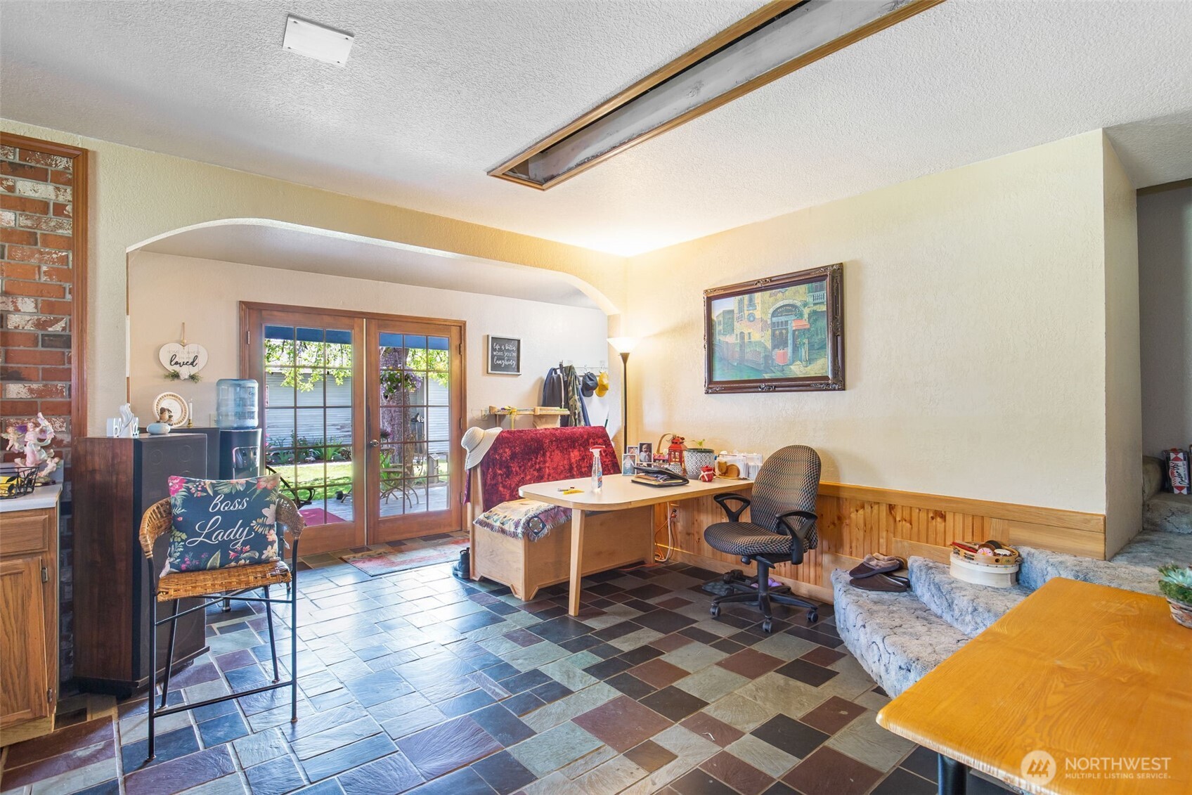 1497 Old Military Road Southeast Tenino, WA 98589 - Photo 11 of 34 a living room with furniture and wooden floor