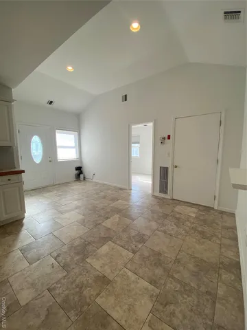 a view of an empty room