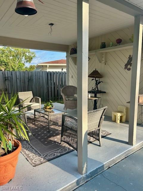 4201 19th Place Southwest Naples, FL 34116 - Photo 10 of 12 a view of a outdoor seating area
