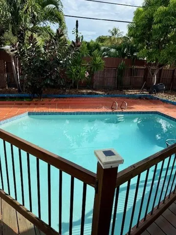 a backyard of a house