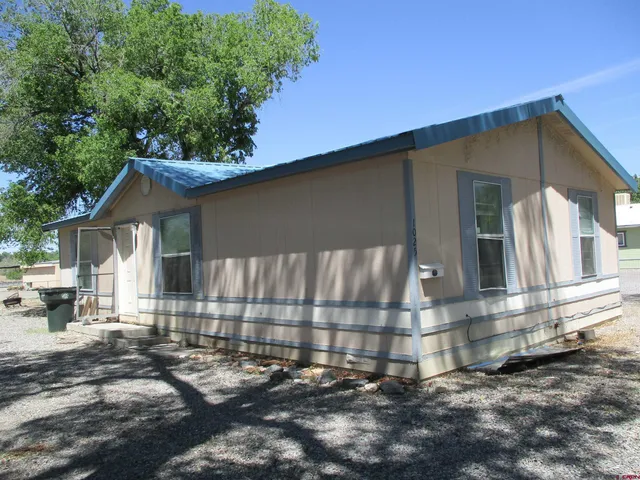 a backyard of a house