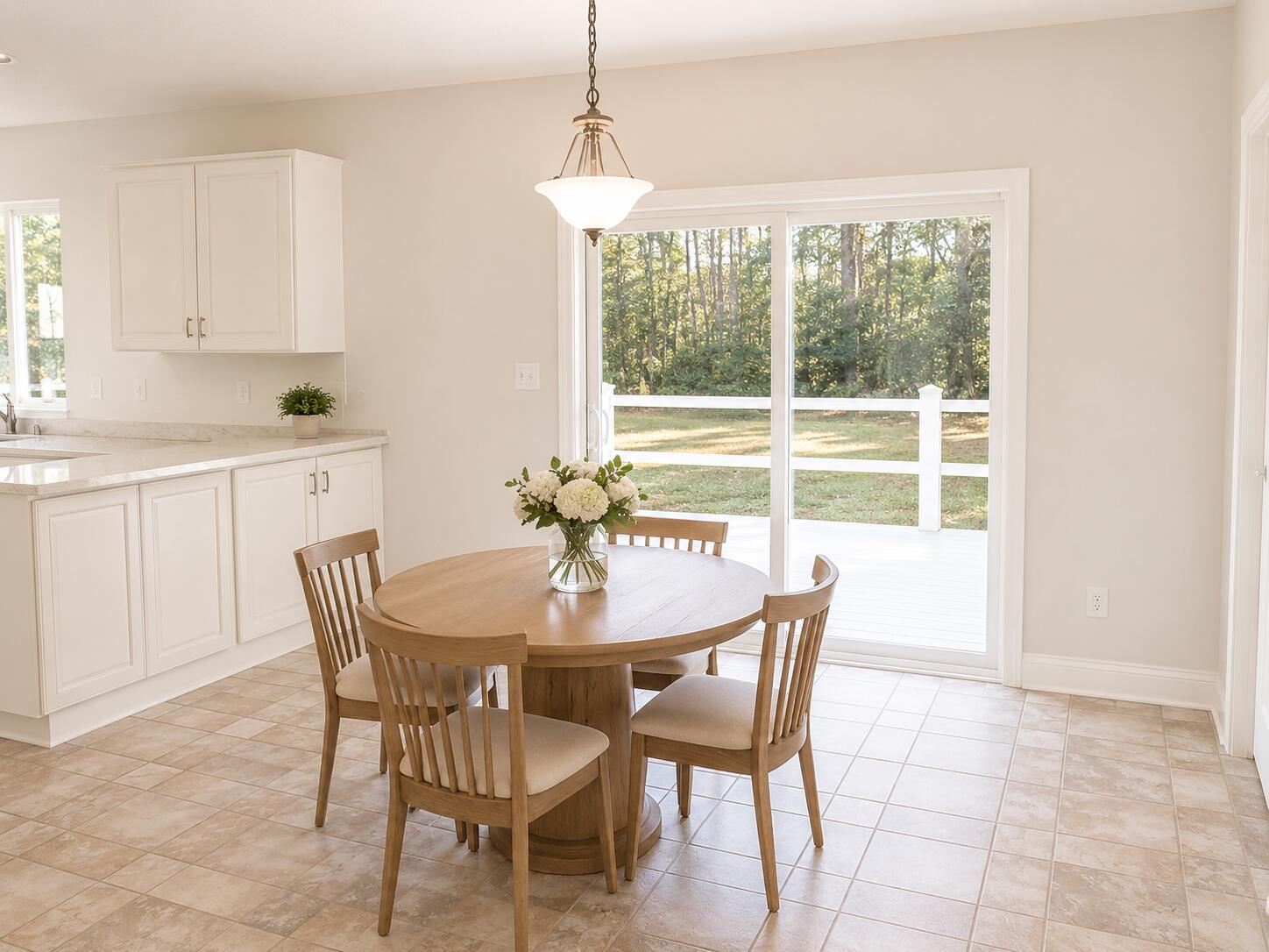 147 Dover Lane Freeport, FL 32439 - Photo 9 of 27 a view of a dining room with furniture window and outside view