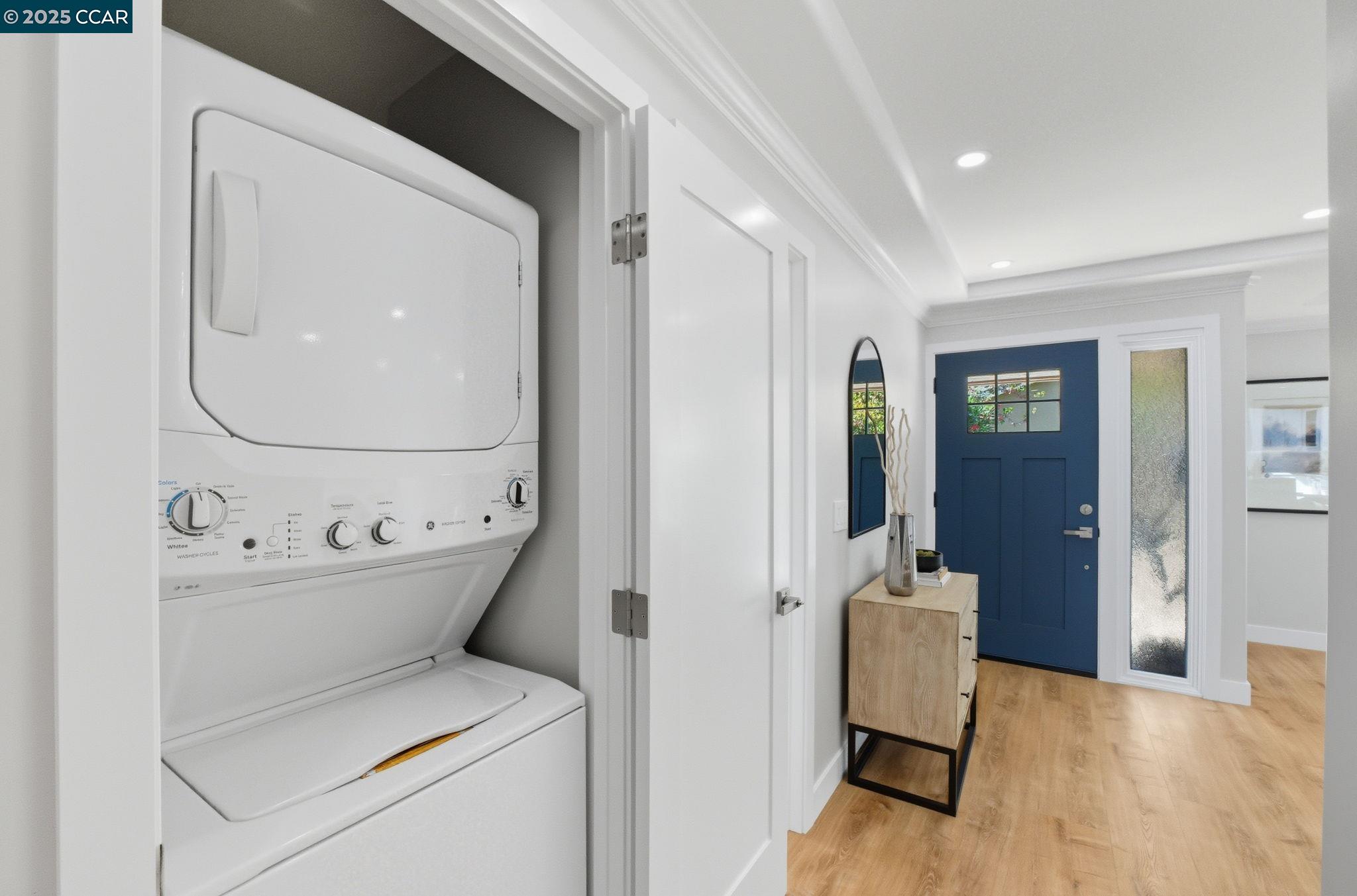 2132 Golden Rain Road, Unit 2 Walnut Creek, CA 94595 - Photo 24 of 38 a utility room with dryer and washer