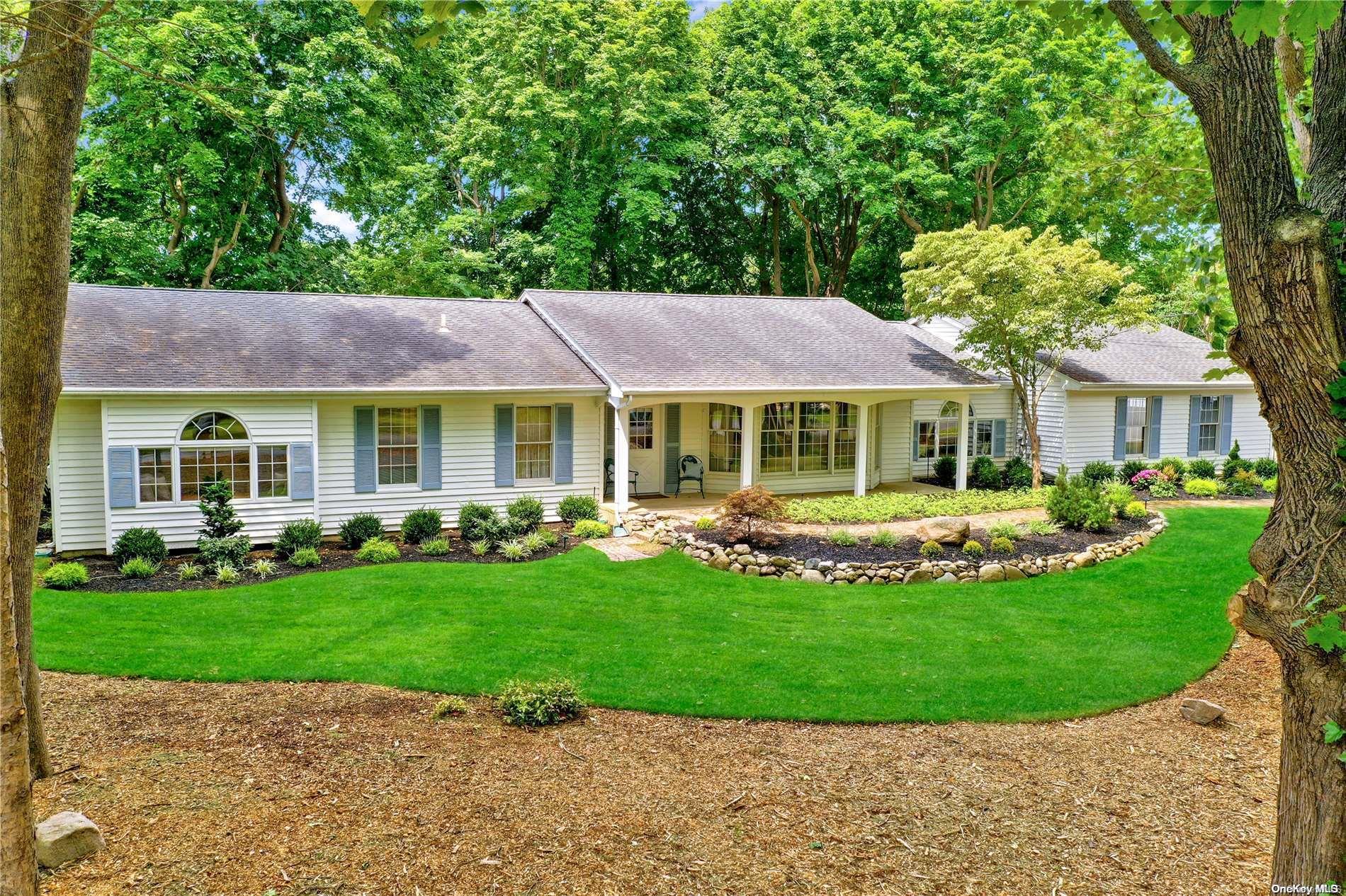 Freshly landscaped .6 acre