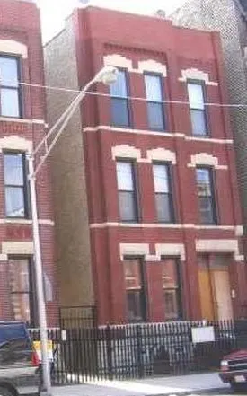 a front view of a building