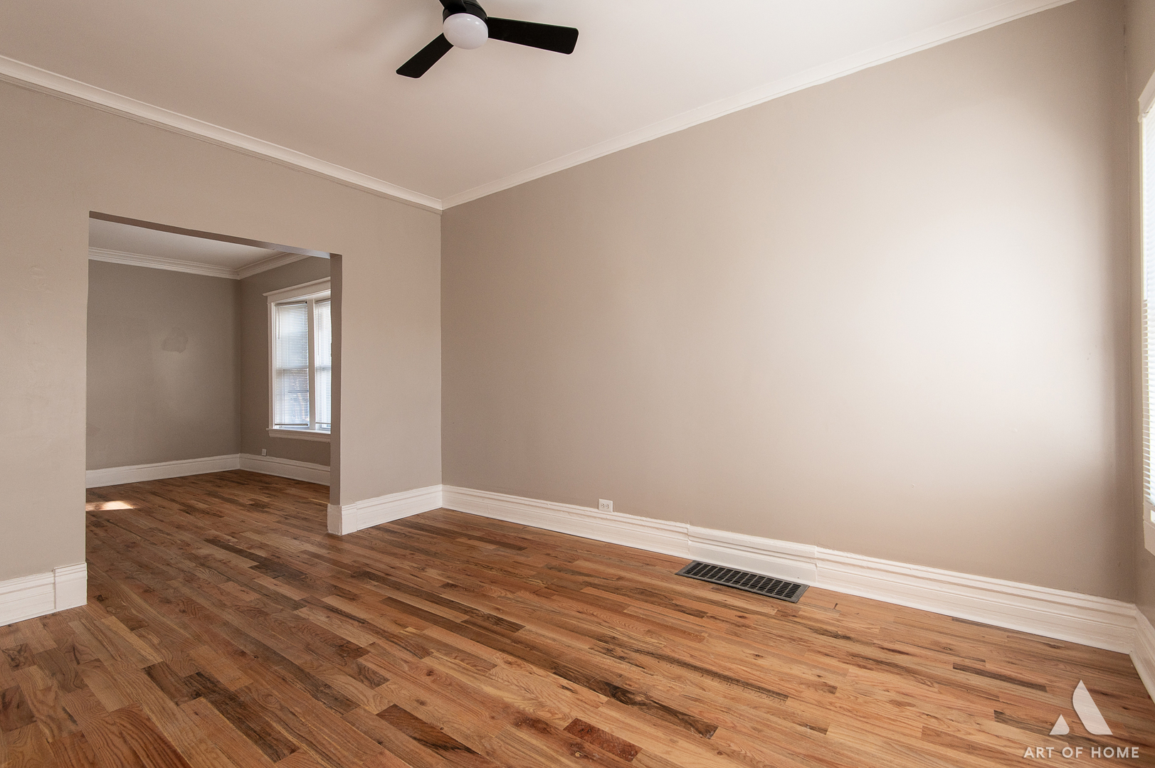 6511 South Justine Street Chicago, IL 60636 - Photo 11 of 28 wooden floor in an empty room