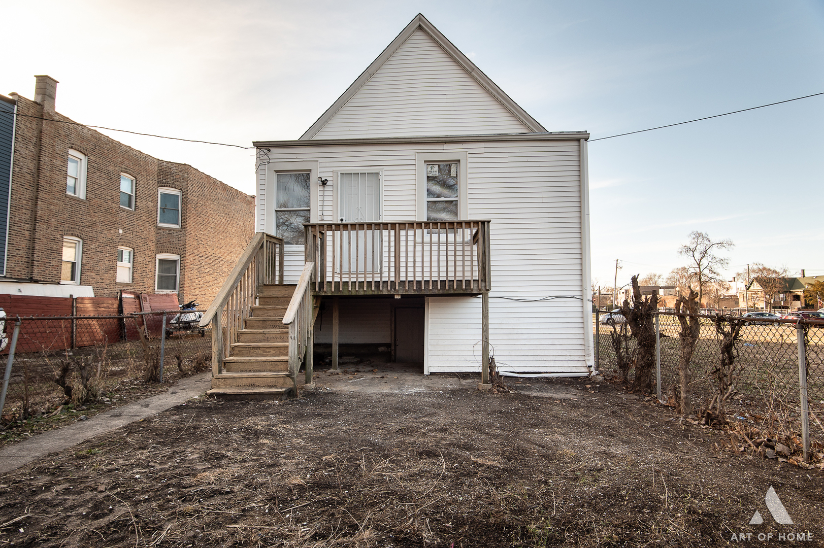 6511 South Justine Street Chicago, IL 60636 - Photo 28 of 28 a view of a house with a balcony