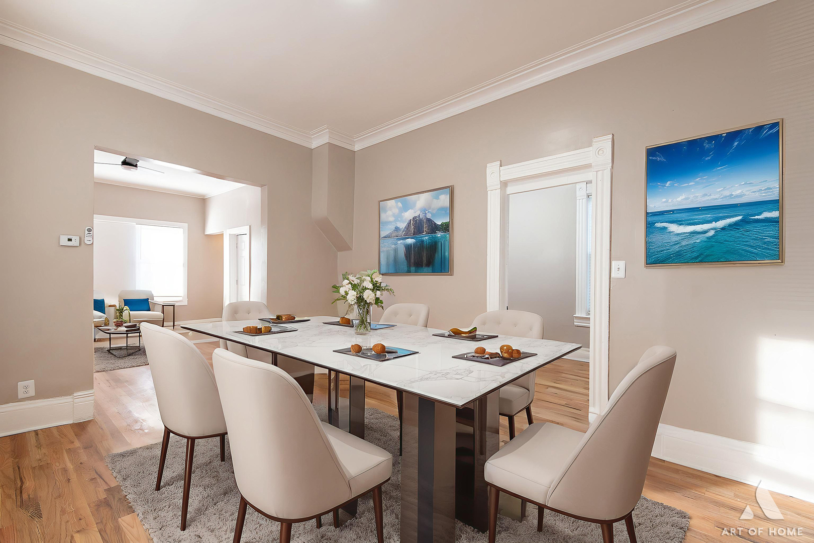 6511 South Justine Street Chicago, IL 60636 - Photo 3 of 28 a view of a dining room and livingroom